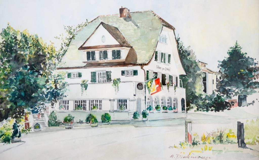 Gasthaus Zum Bahnhof Berg Kültér fotó